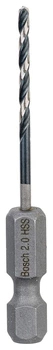 Сверло Bosch Impact Control 2х24х60 мм с шестигранным хвостовиком 6.35 мм (2608577045)