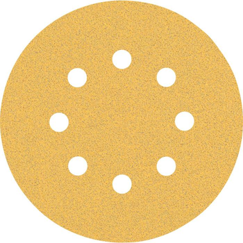 Шліфлист Bosch Expert C470 125 мм G120 8 отворів, 5 шт (2608900807)