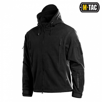 Тактическая куртка M-Tac флисовая Windblock Division Gen.II Black черная 3XL