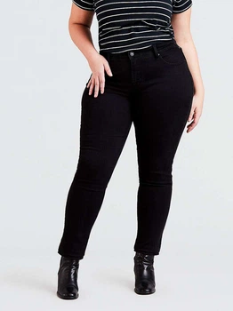 Джинсы Skinny женские Levi`s 76273628 44 Черные (1159782106)