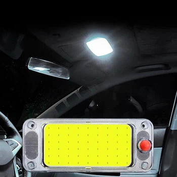 Фонарь LED для освещения салона с выключателем 12В-80В 153х53х13 мм COB-диоды 54 шт