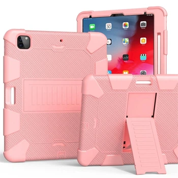 Чехол ARM Standart Apple iPad Pro 12.9" (2020) противоударный с подставкой Pink