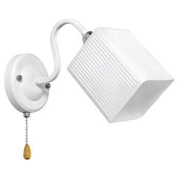 Настенный светильник Бра Light House SR-19379/1W WT+CR L275*W110*H185 белый + хром