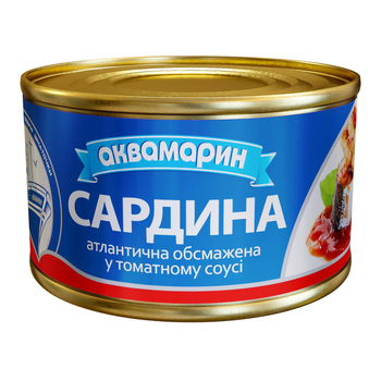 Рыбная консерва Сардины атлантические обжаренные в томатном соусе ...