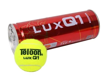 Мячи для большого тенниса Teloon Lux Q1 3 шт в металлической банке