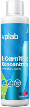 Spalacz tłuszczu VPLab L-Carnitine Concentrate 500 ml Cherry Blueberry (5060730360947)