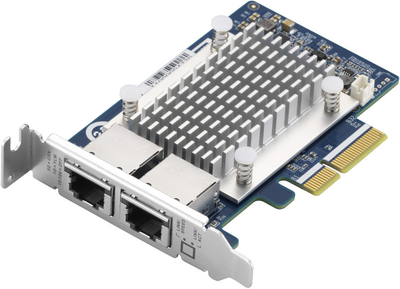 Мережевий адаптер QNAP LAN Card 2x 5GbE RJ45 PCIe (QXG-5G2T-111C)