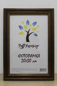 Фоторамка 20Х30, бронзова, 3220-0821-9, СКЛО + КАРТОН
