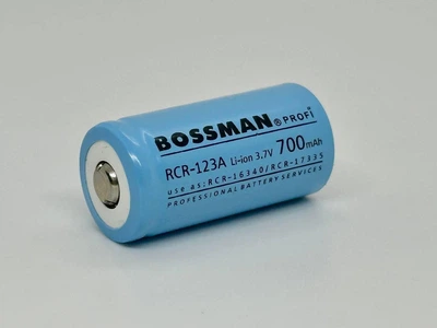 Аккумулятор Bossman Profi Li-ion 3.7V 700mAh RCR-16340