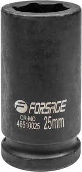 Головка ударная глубокая Forsage 3/4" 6-гранная 25 мм (F-46510025)