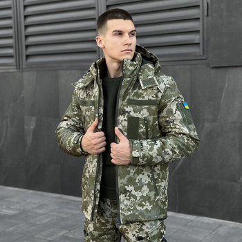 Чоловіча зимова куртка Pobedov Winter Jacket Motive + Подарунок шеврон розмір 3XL