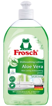 Очищающий бальзам-гель для посуды Frosch Алоэ Вера 500 мл (4009175164537/4001499162954)