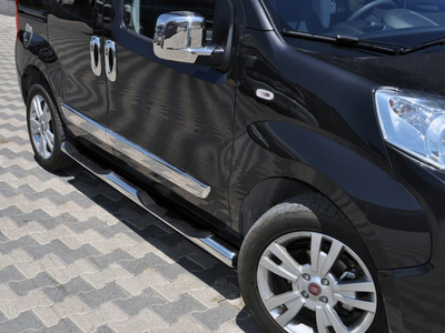 Боковые трубы Ø60 (2 шт., нерж.) для Fiat Fiorino/Qubo