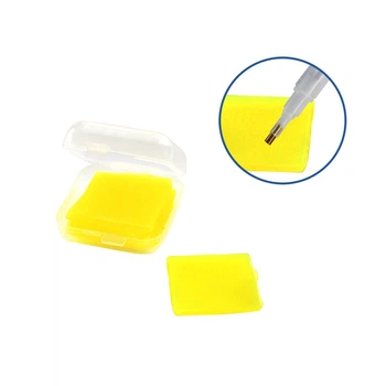 Клей для алмазной мозаики 25х25 мм в коробочке желтый BrushMe GL302