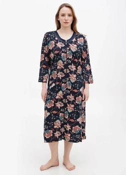 Халат Wild Love 3XL темно-синий 84188