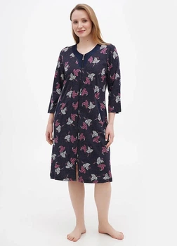 Халат Wild Love 4XL темно-синий 82954