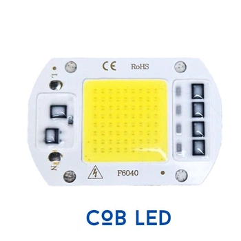 Світлодіодна матриця з драйвером COB LED 50Вт 4500лм 220В, біла 670538
