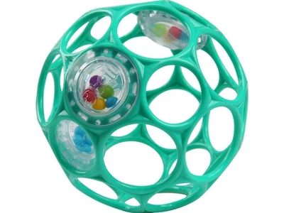 Погремушка Oball Rattle, Bright Starts (голубая), 11486