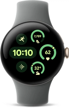 Смарт-часы Google Pixel Watch 3 WLAN 41 мм Champagne Gold / Hazel (EU - Version)