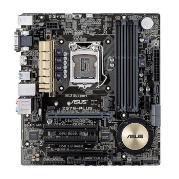 Материнська плата ASUS Z97M-Plus Z97M-Plus) (s1150, Intel Z97, Micro-ATX) Б/в