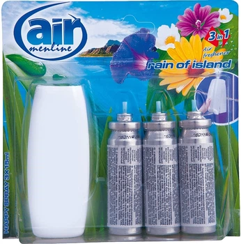 Освіжувач повітря "Острівний дощ", з аплікатором - Air Menline Rain of Island With Aplicator 3x15ml