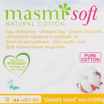 Гигиенические прокладки, 10 шт - Masmi Soft Ultra Day 10шт (791785-19848)