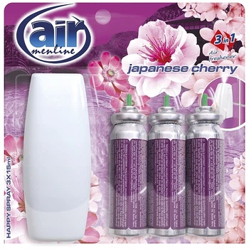 Освіжувач повітря "Японська вишня" з аплікатором - Air Menline Japanese Cherry 3x15ml