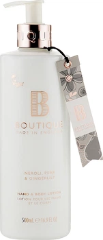 Лосьйон для рук та тіла "Неролі, груша та імбір" - Grace Cole Boutique Hand & Body Lotion 500ml (840491-31333)