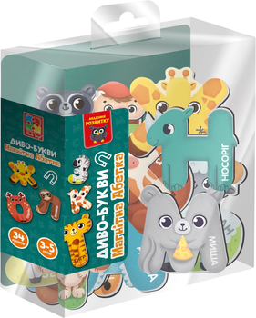Игра развивающая Vladi Toys магнитная Чудо-буквы Азбука (VT5411-18)