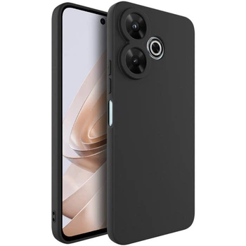 Чехол Fiji Full Soft Premium для Xiaomi Redmi 13 противоударный бампер с микрофиброй Black