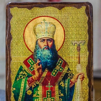 Икона Иннокентий Херсонский святой на дереве ( 170*230 мм)