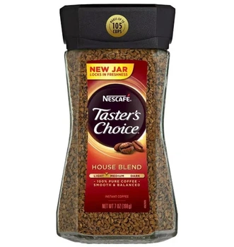 Растворимый кофе Nescafe Taster's Choice House Blend легкой обжарки 198г