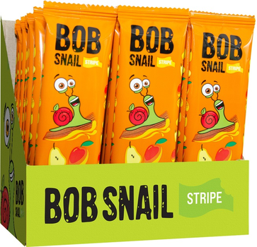 Упаковка цукерок Bob Snail натуральних Груша-Манго 14 г х 30 шт. (4820206080752)