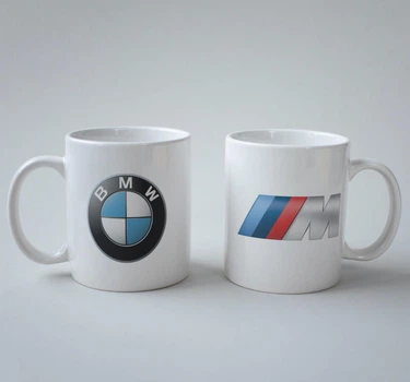 Подарочная чашка с принтом БМВ (BMW) М 330 мл.
