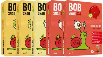 Набор натурального Фруктового Мармелада Bob Snail 90 г х 5 шт (2000000014581)