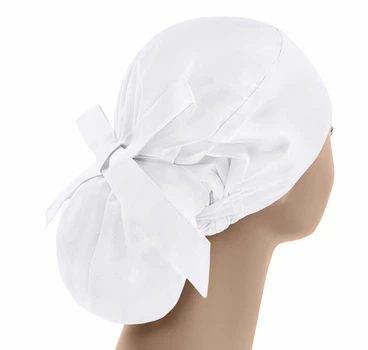 Медицинская шапочка женская PonyTopHat универсальная Белая