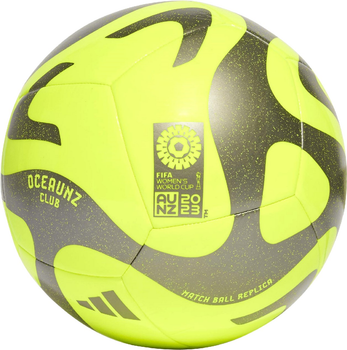 Футбольний м'яч Adidas Teamwear Oceaunz Club Ball HZ6932 розмір №4 жовто-сірий (4065432819503)