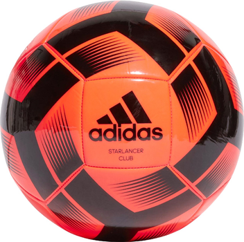 Piłka nożna Adidas Starlancer Club Ball IA0973 rozmiar №4 Pomarańczowa (4066759380851)