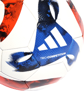 Футбольний м'яч Adidas Teamwear Tiro Competition HT2426 розмір №5 Біло-синьо-червоний (4065432812931)