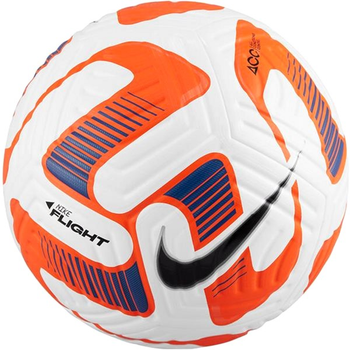 Piłka nożna Nike Team Flight Soccer DN3595 100 rozmiar №3 Biało-pomarańczowa (0195870892531)