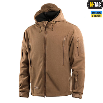 Тактична куртка M-Tac флісова Windblock Division Gen.II Coyote Brown койот XL