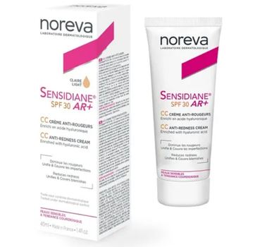 Норева Сенсидиан АR CC+ крем SPF 30 Noreva Sensidiane AR CC Creme Сlaire SPF 30, 40 мл