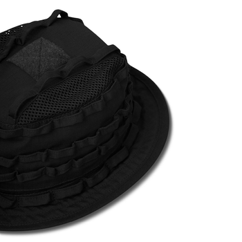 Тактическая шляпа Scout Ukrarmor Hat. Rip-Stop. Цвет Black (Черный) S/M