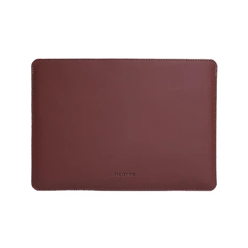 Шкіряний чохол для ноутбука INCARNE Gamma Plus для MacBook Air 13" 2018-2025, класична шкіра, Коричневий