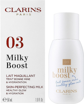 Podkład do twarzy Clarins Milky Boost 03 Cashew 50 ml (3380810368949)