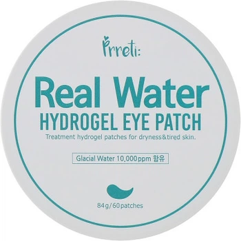 Патчи под глаза Prreti Real Water Hydrogel Eye Patch Гидрогелевые Увлажняющие 60 шт. (8809738321959)