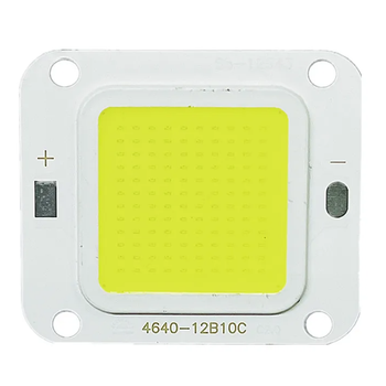 Світлодіодна COB матриця/чип 50 Вт 30-34 В 6000-6500 К 46x40 mm для LED-прожекторів і світильників Flash
