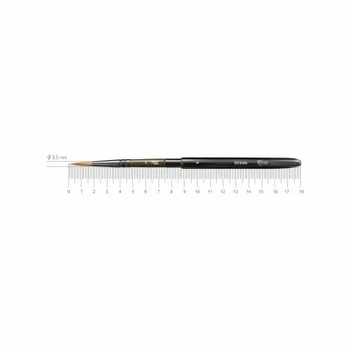 Кисточка для рисования Rosa Соболь круглый, TRAVEL BRUSH, OCEAN 168, № 6 (4823098516781)