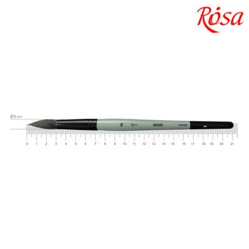 Кисточка для рисования Rosa Енот круглый OASIS 188, № 10 (4823098516903)