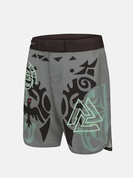 Шорти для єдиноборств Maori MMA Shorts Black Military Green XS (501419-144-XS)